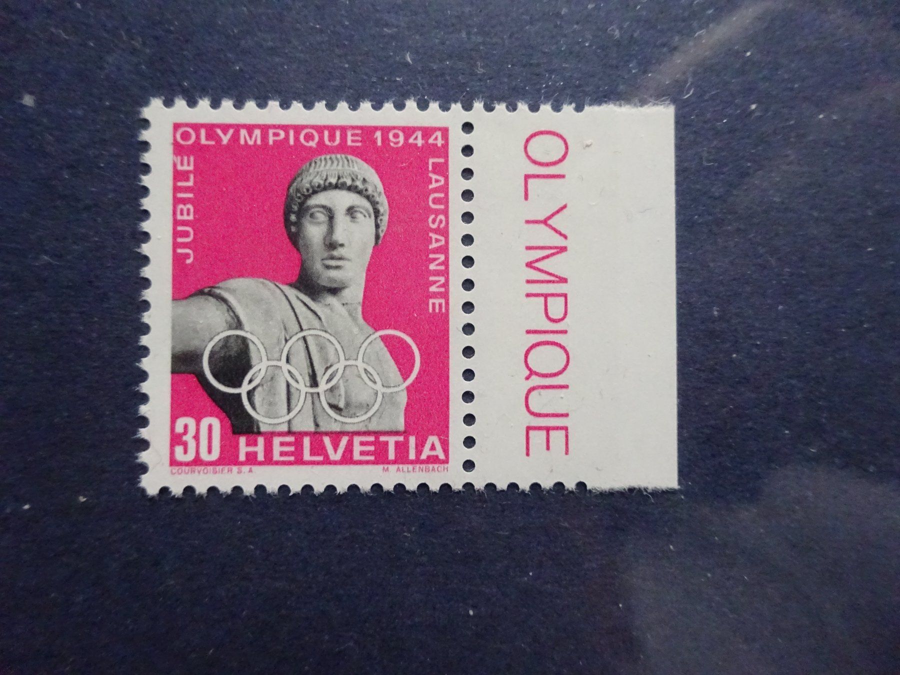 Tutti i francobolli: 1944 261P 30Rp.Farbproben postfrisch** – Nuovo (secondo la descrizione) da Appenzell-Steinegg venduto da adi1975 1