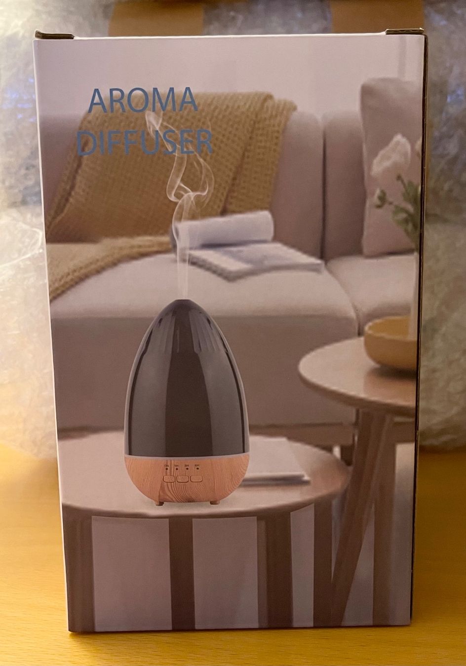 Diffusori di oli essenziali: Aroma Diffuser braun/schwarz, mit USB, Farbwechsel, Timer – Nuovo e nell'imballaggio originale da Basel venduto da Seifehuesli 3