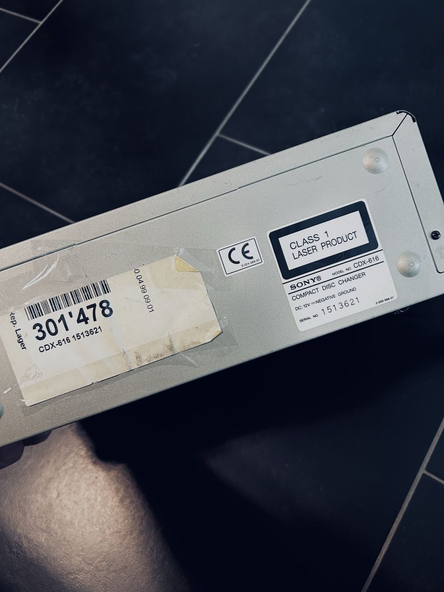 Sony Lettore multimediale & Streamer: Sony CDX-616 CD Wechsler - Vintage – Usato da Neuenegg venduto da BananaJoe2025 2