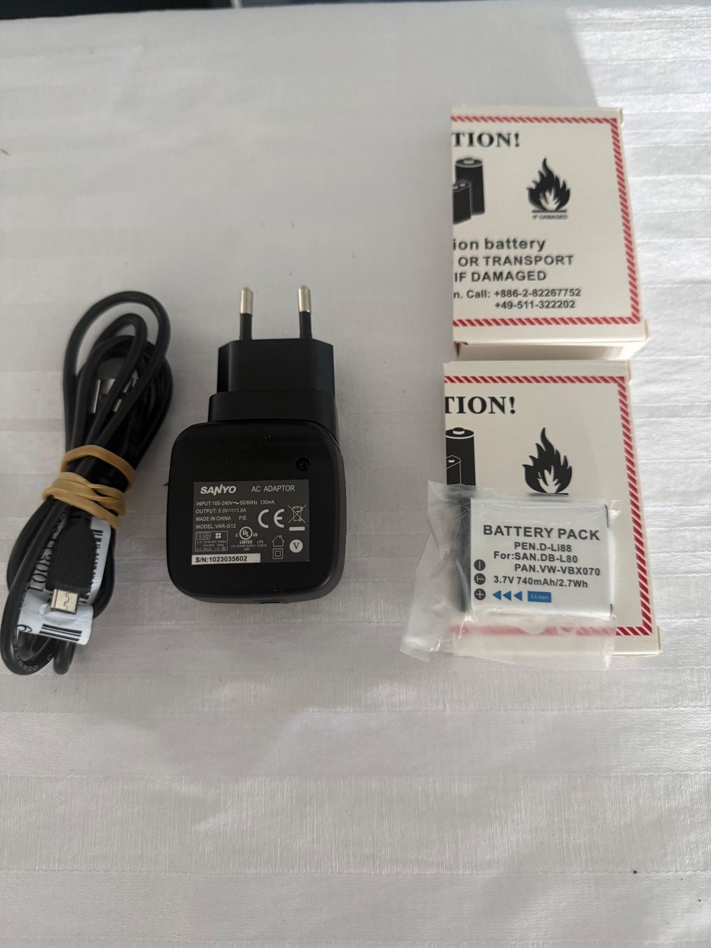 Sanyo Camcorder: Sanyo Xacti VPC-CG100 in Gelb – Gebraucht aus Neukirch / Egnach von Taucher68 2