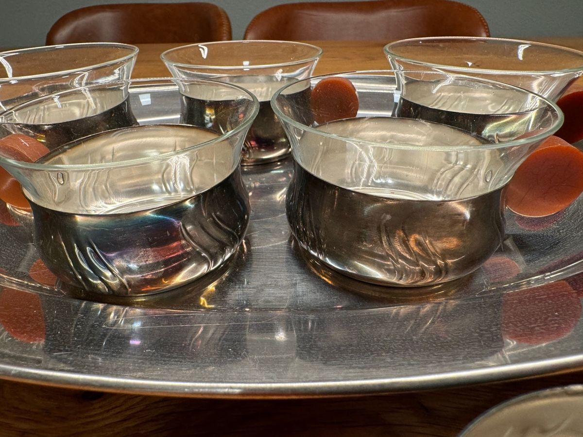 Tazze: Art Deco Design Teetassen versilbert – Usato da Niederbüren venduto da poschti 1