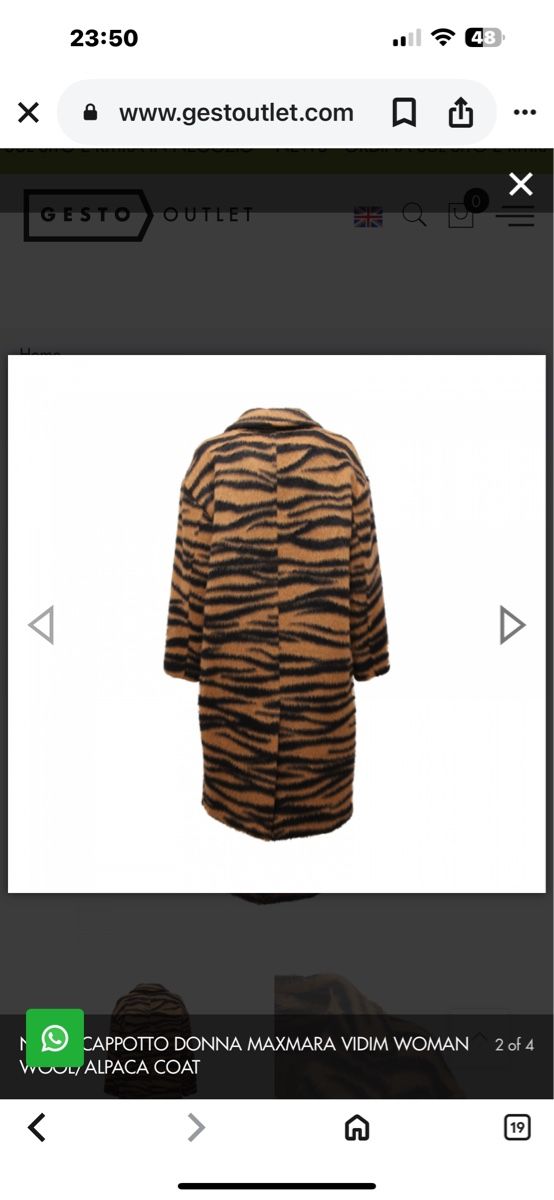 Max Mara Cappotti: Capottò Max Mara Tg.L , it.48 – Nuovo e nell'imballaggio originale da Paradiso venduto da fio_mhn6 2