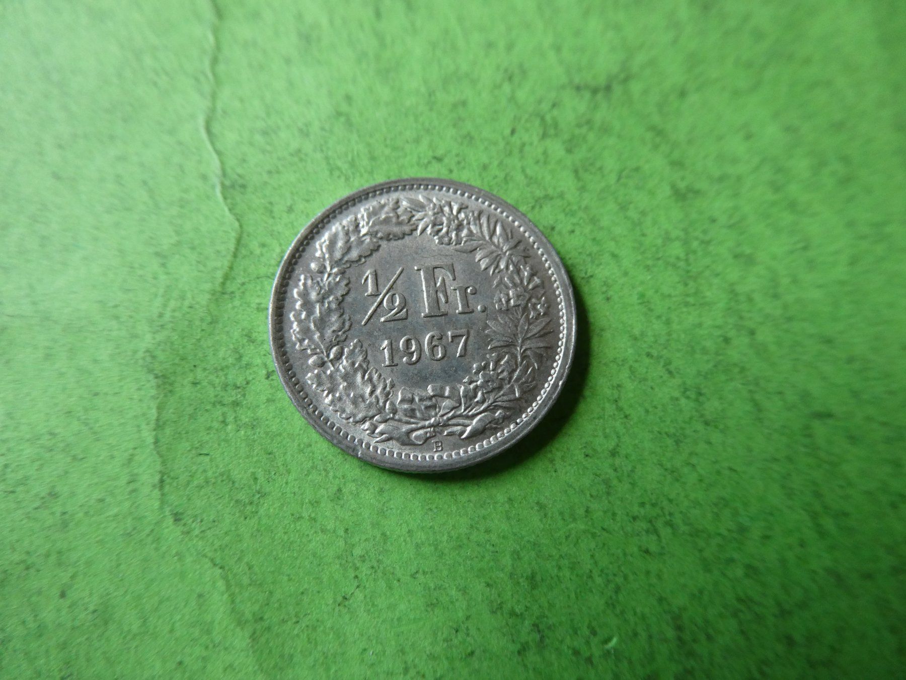Tutti le monete: Schweiz 1967 1/2 Franken - Silber – Usato da Hinterforst venduto da Rohusri