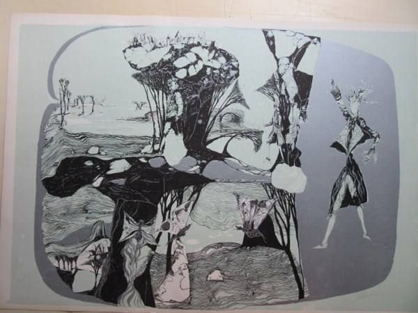 Grafica & Litografie: Peter Klitsch LITHOGRAPHIE SIGNIERT – Usato da Gersau venduto da grafik-kunst