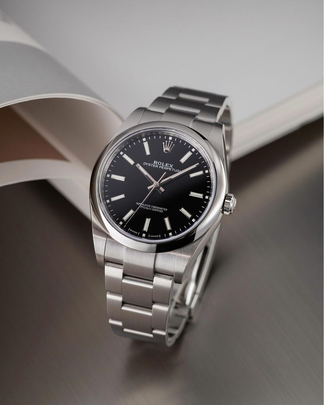 Rolex Orologi: Rolex Perpetual 34 neu/ungetragene FULL SET – Nuovo e nell'imballaggio originale da Zürich venduto da ReStyle. 1