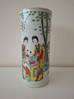 antiker chinesischer Hutständer (Vase)  Porzellan handbemalt
