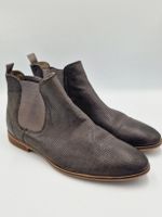 Stiefeletten Damen perforiert grau Grösse 39  wie neu leder
