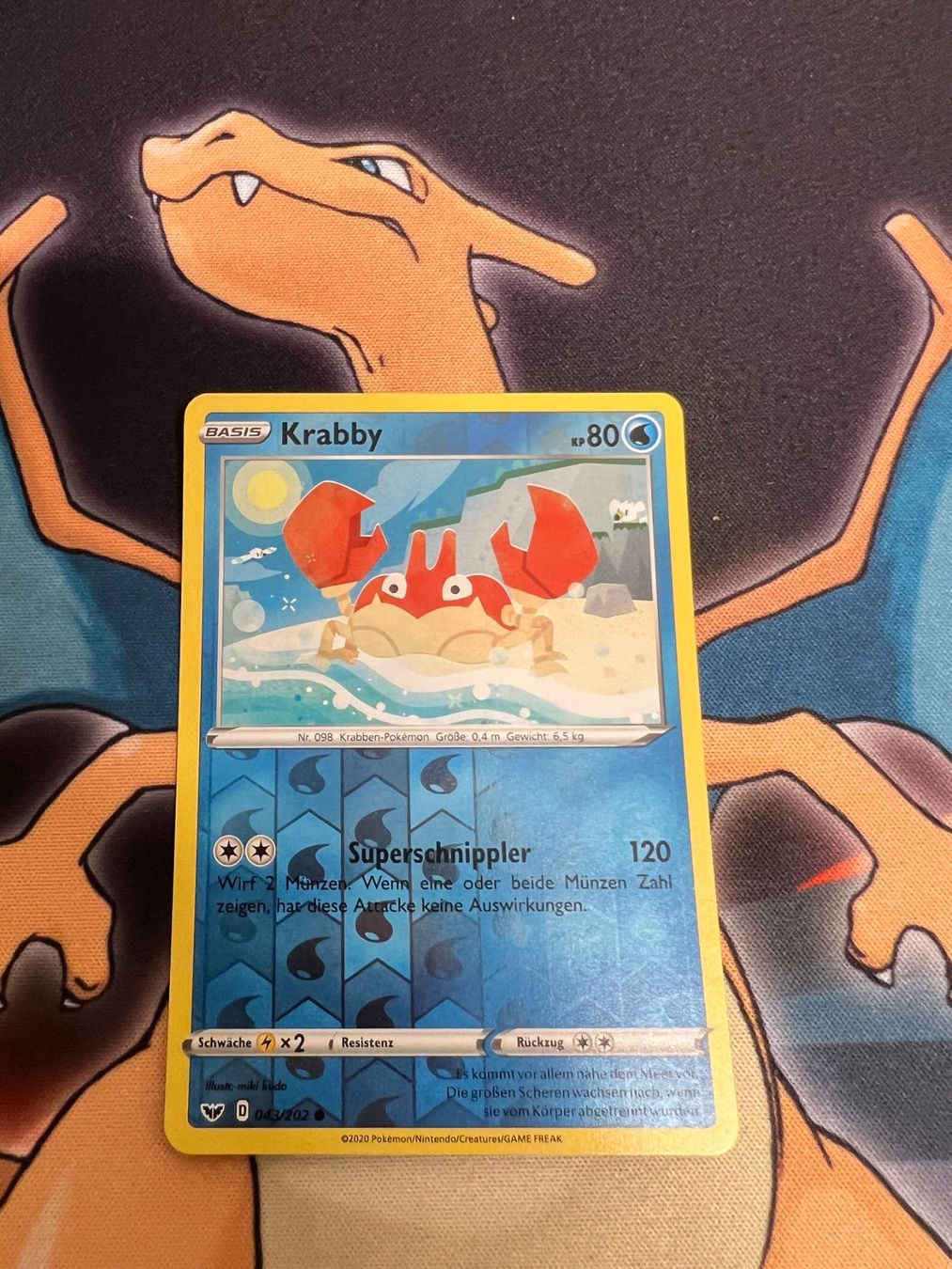 Pokémon Carte collezionabili: Krabby (SSH 43) - Reverse Holo - Schwert & Schild – Nuovo (secondo la descrizione) da Bülach venduto da Pfrenzel