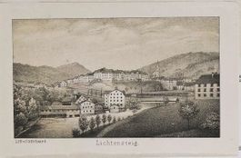 Lichtensteig Tonlithographie