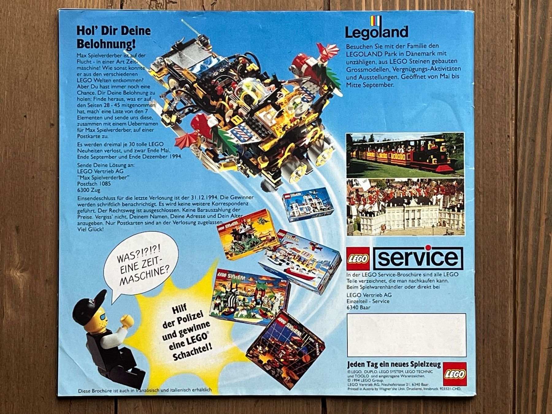 Lego Documenti: LEGO Katalog 1994 Rarität – Usato da Winterthur venduto da Wusa01 1