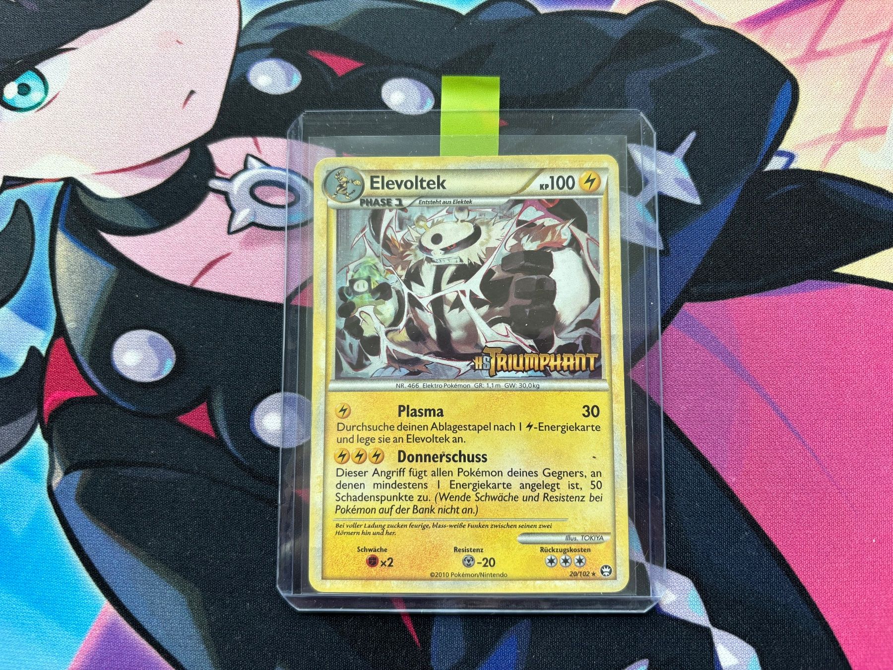 Pokémon Carte collezionabili: 2010 POKEMON Elevoltek Holo Preleased HS Triumphant 20 – Usato da Wilen (Sarnen) venduto da Seeungeheuer