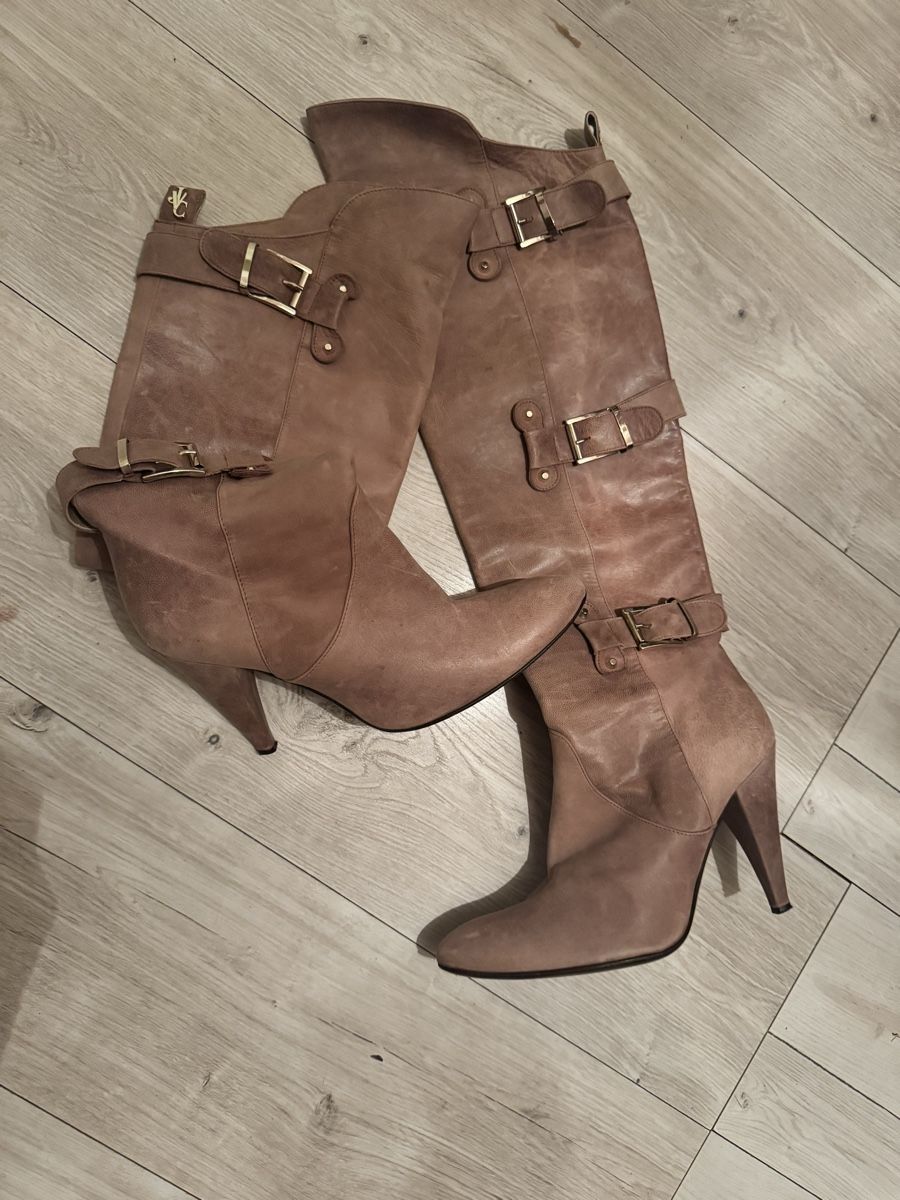 Versace Scarpe da donna: Versace Jeans Couture Overknee Stiefel  – Usato da Bühl BE venduto da anna-ouki 1