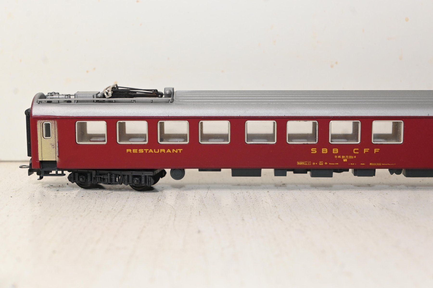 Liliput Modellini di ferrovie: SBB CFF Restaurant Wagen H0/DC Liliput – Usato da Laupen ZH venduto da Zmoewe 1