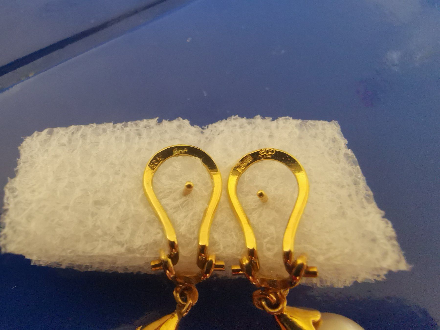 Boucles d'oreille: SCH. PERLENCLIPS SILBER VERG. – D'occasion à Allschwil par Male54 2