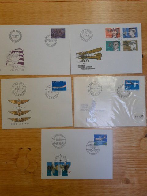 Tous les timbres: Ersttagsbriefe Flugzeuge – D'occasion à St.Gallen par Stocken64