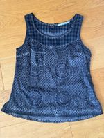 NILE Atelier wunderschönes Top ärmellos gemustert Gr. S