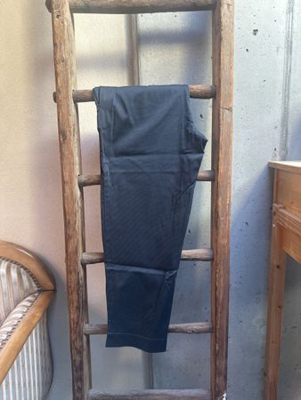 Marks&Spencer Damenhose Dunkelblau, Gestreift