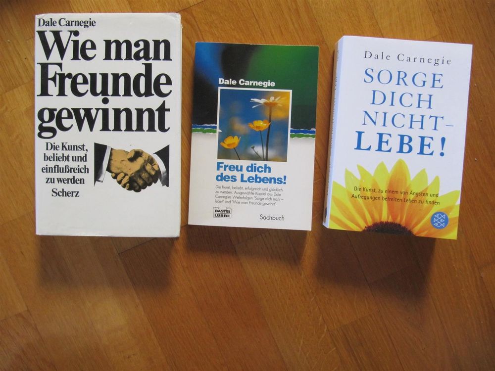 3 x Carnegie 17) wie man Freunde gewinnt Freu dich Lebe Kaufen auf