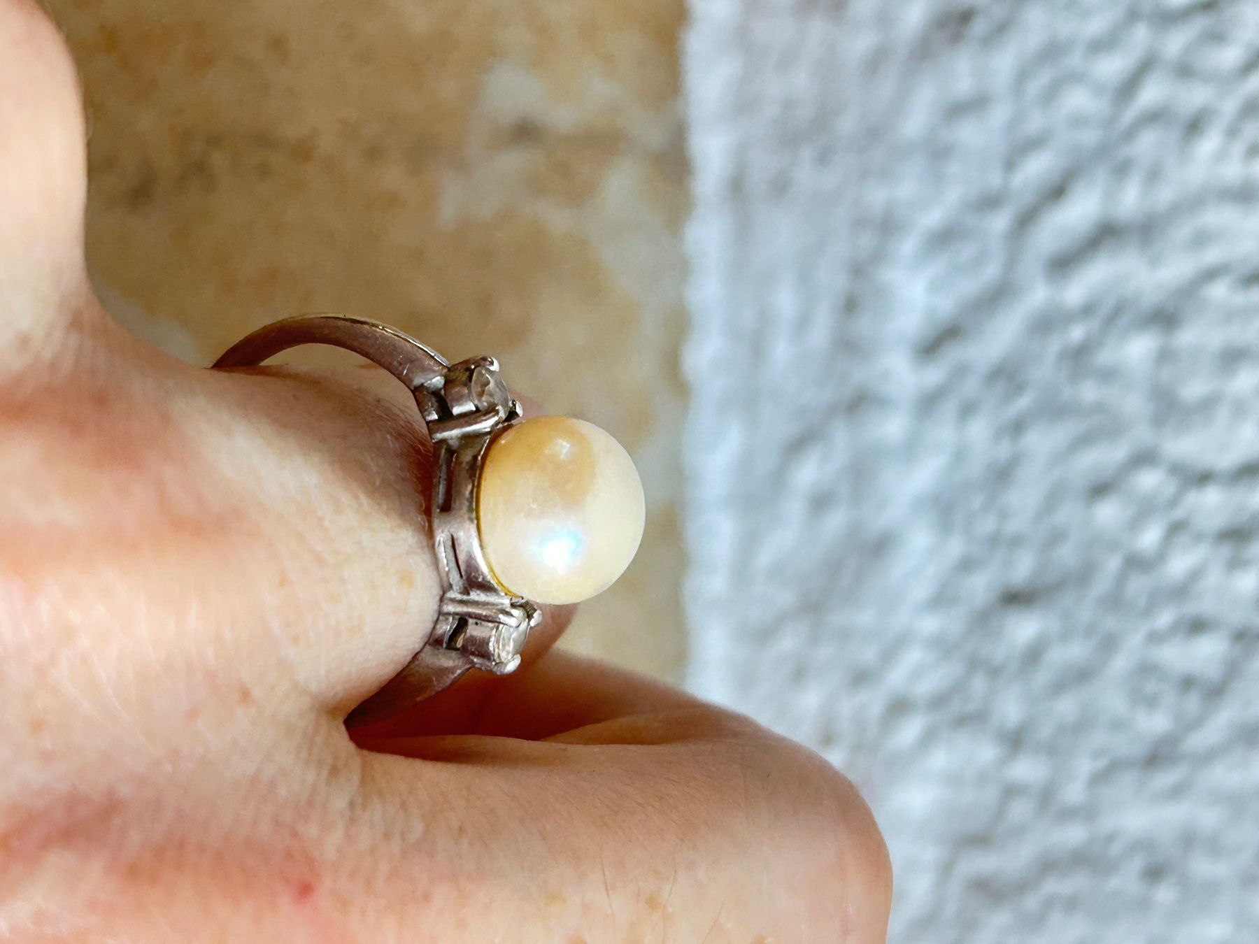 Anelli: Elegante Vintage Perlenring  (55/17.5) – Usato da Laufen venduto da Bellavitaboom 6