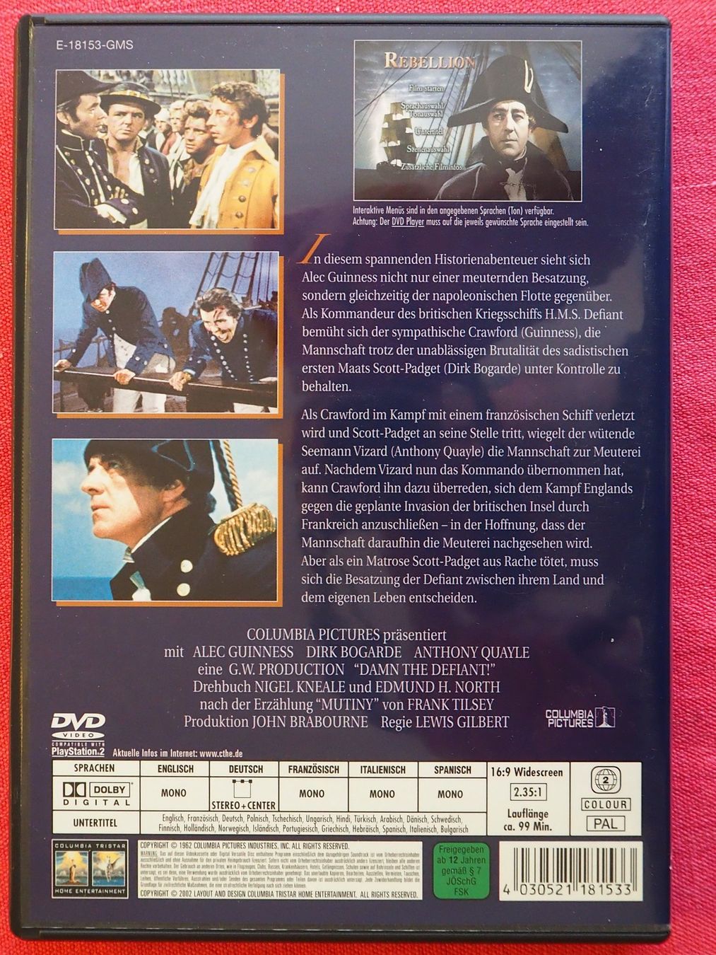 Tutti i DVDs: Rebellion! / Alec Guinness – Usato da Chur venduto da big_5zx8 1