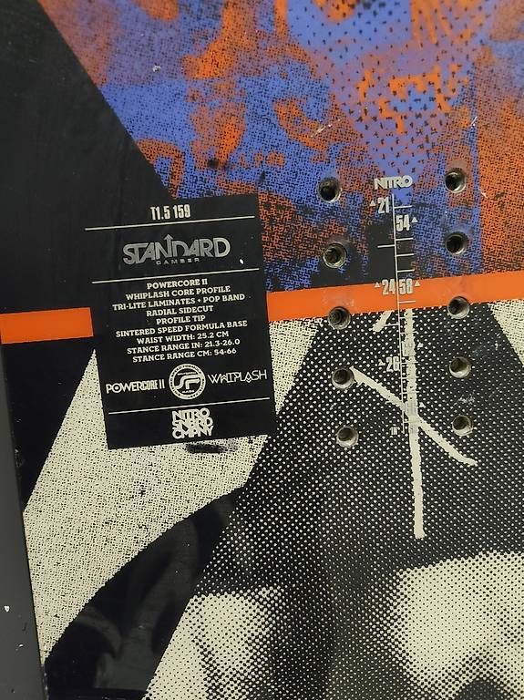 Board: Nitro Freestyle Snowboard inkl. Bindung – Usato da Lachen SZ venduto da Kamelfluesterer 4