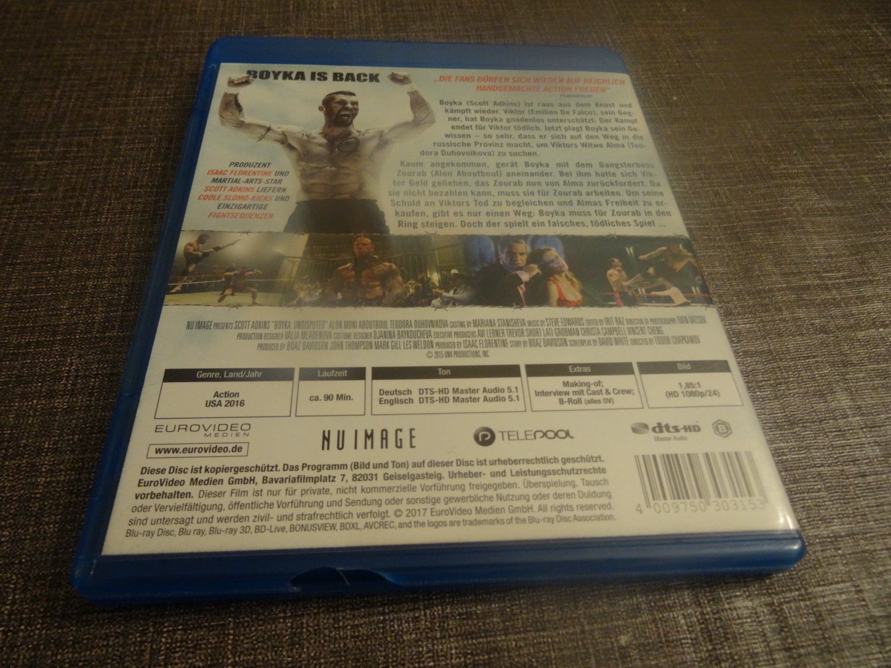 Alle DVDs: Undisputed IV Boyka Is Back Blu-ray – Gebraucht aus Olten von Disc-Verkauf 2