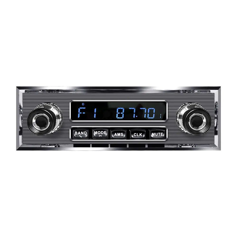 Tutti pezzi di ricambio auto: Retro Autoradio Oldtimer 1 DIN Bluetooth Internet Radio USB – Nuovo e nell'imballaggio originale da Chiasso venduto da online.shop