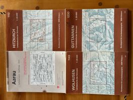 Cartes nationales 1:25'000