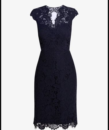 Ivy & Oak Spitzenkleid, Grösse 38, Dunkelblau, Neuwertig! 💥