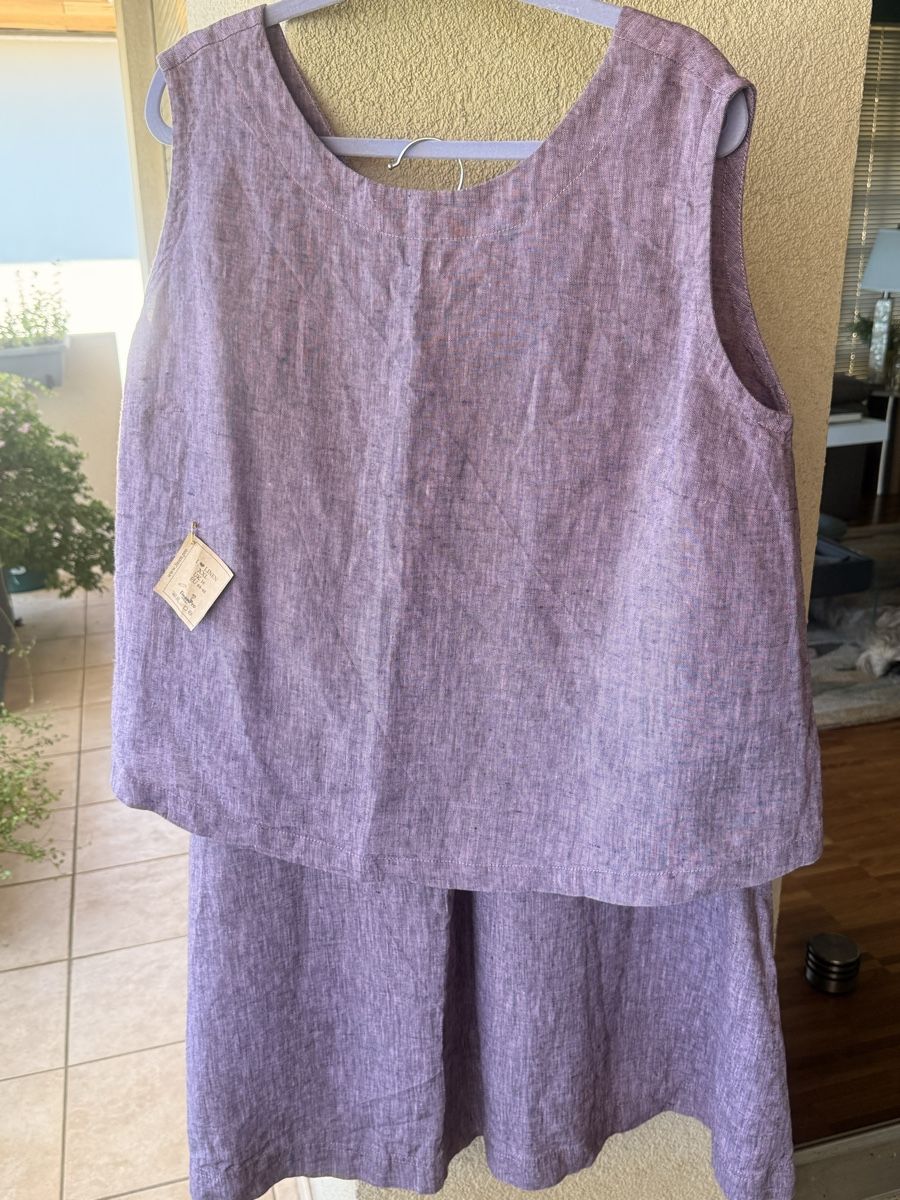 Kleiderpakete: NEU - 100% Leinen Ensembe - Violett – Neu und originalverpackt aus La Conversion von angel-gini