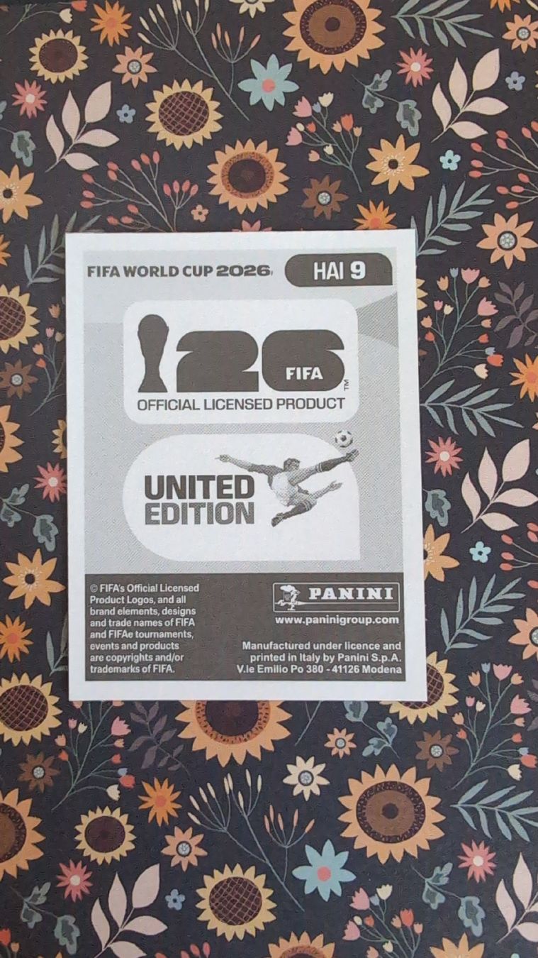 Panini Sammelbilder & Trading cards: HAI 9 - PANINI - FIFA WM 2026 – Neu (gemäss Beschreibung) aus Bauma von tobiaskl 1