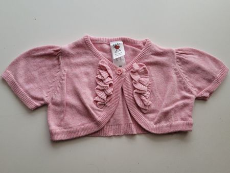 68 - Grösse, Baby Bolero Strickjäckli in Zartrosè Farben