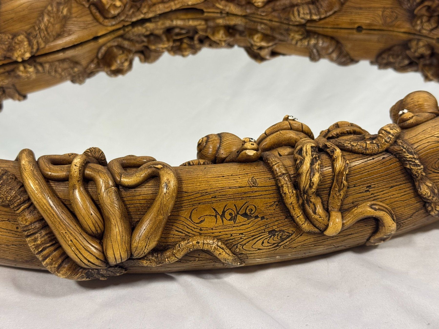 Specchi: Grand miroir ovale Gnoko – Usato da Tramelan venduto da lolopat 2
