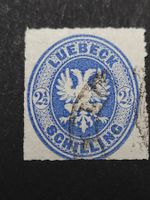Lübeck Mi-Nr. 11 A gestempelt Signiert 500 Fr Einwandfrei