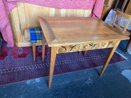Biedermeier Nuss Kirschbaumtisch