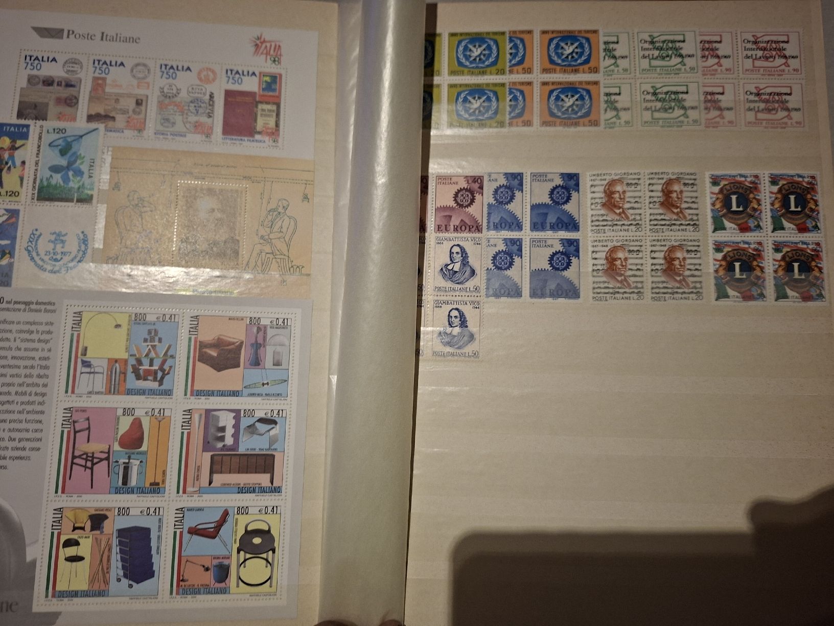 Tous les timbres: Sammlung Italien / Sonderblocks / 4er Blocks  – D'occasion à Balgach par SIMEON27 6