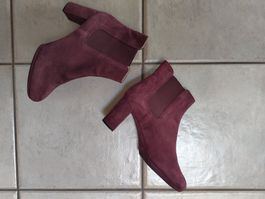 Unisa Stiefeletten aubergine Gr. 39 neuwertig