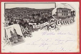 ST. GALLEN LITHO 1898