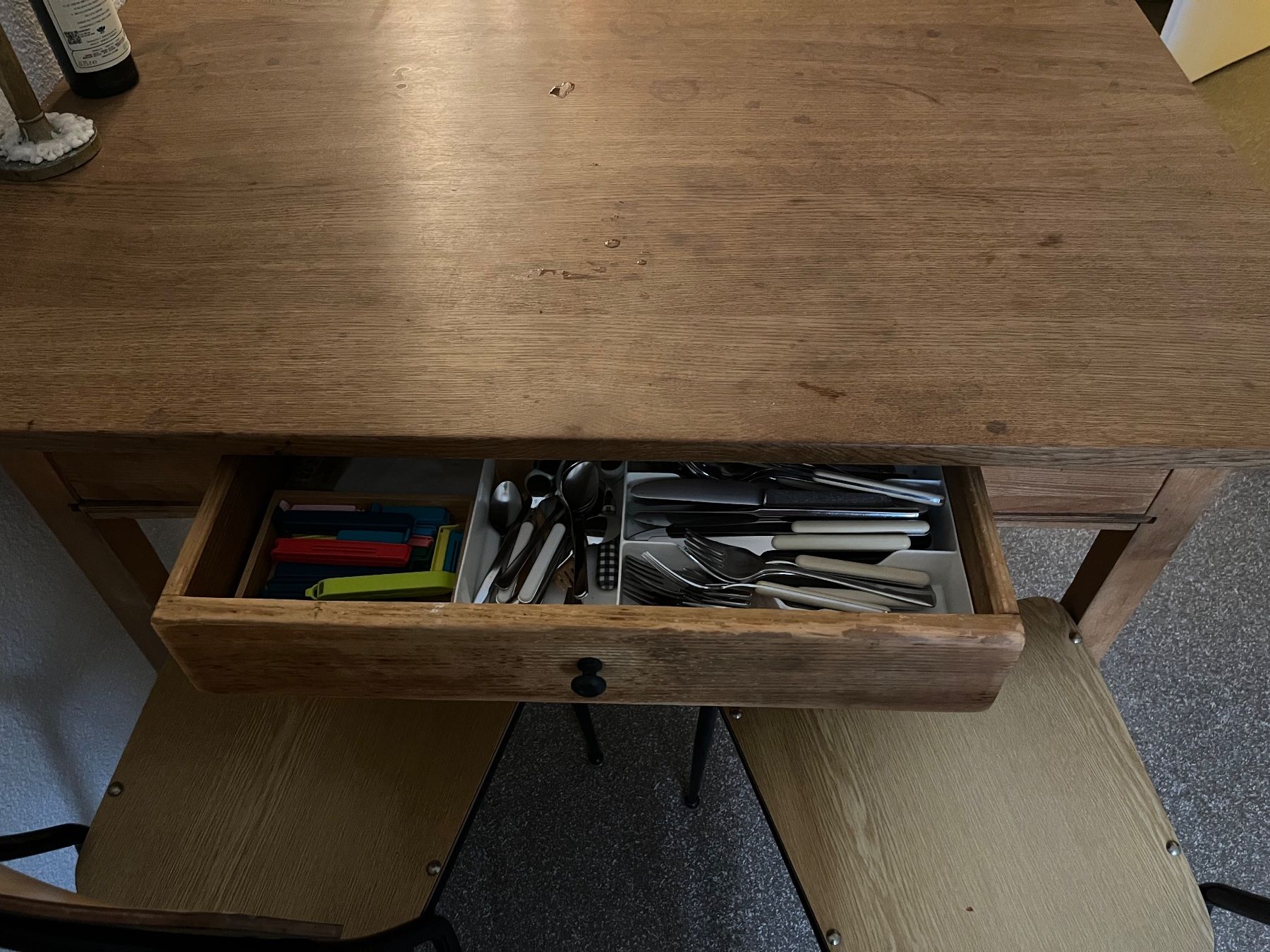 Tische: Holztisch mit Schublade – Gebraucht aus Basel von ch.faesch 2