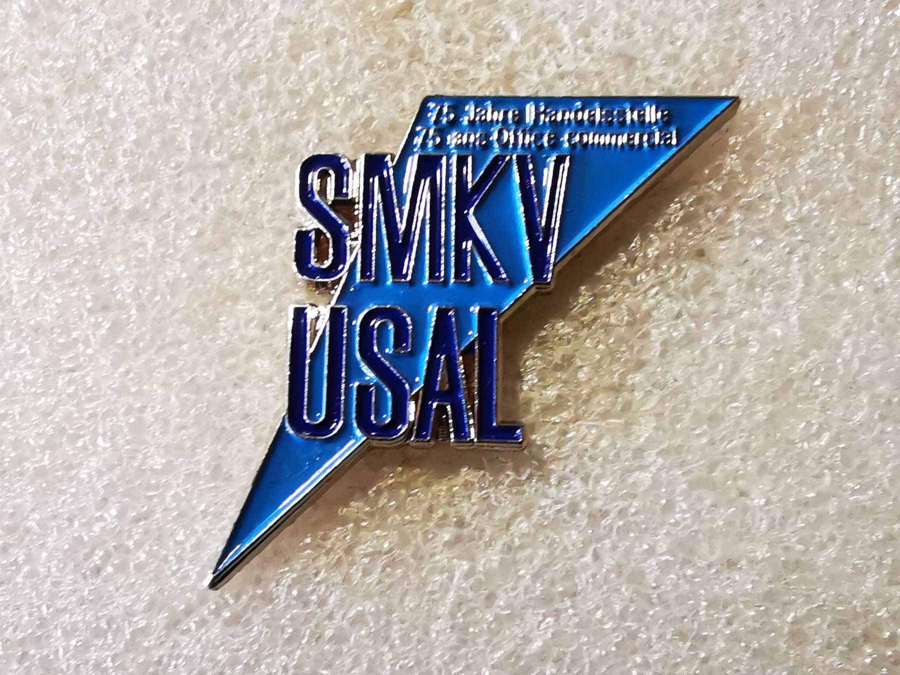 Placchette & Badge: Ansteckpin 87: SMKV USAL – Usato da Oppligen venduto da Pin-Fall-Shop