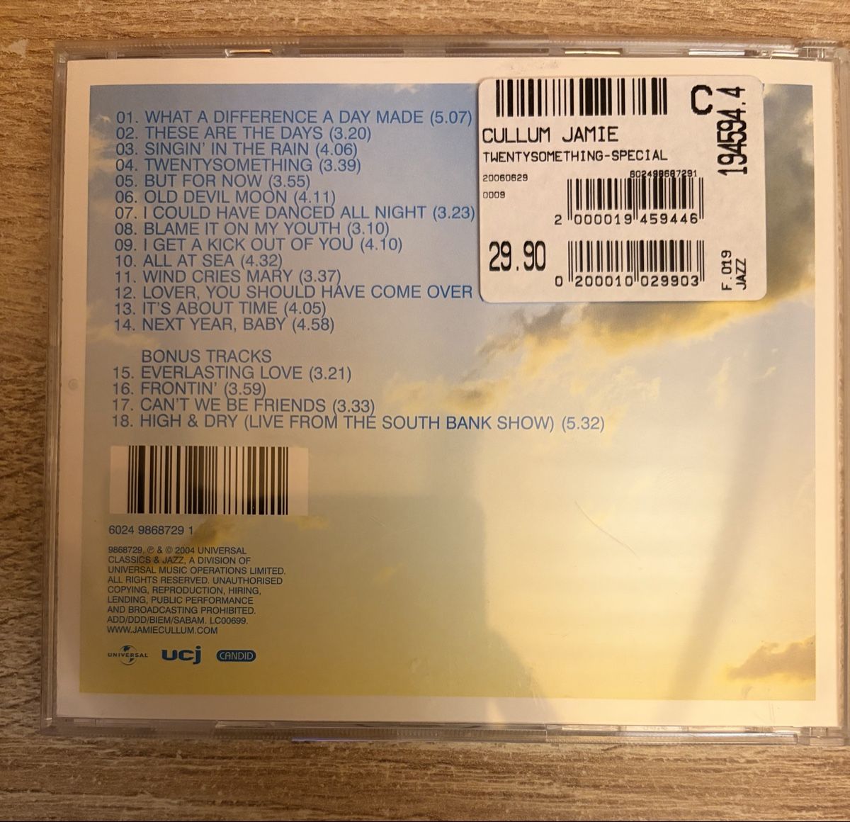 CDs: CDs Jamie Cullum mit Special Edition  – D'occasion à Wichtrach par angizmo 1