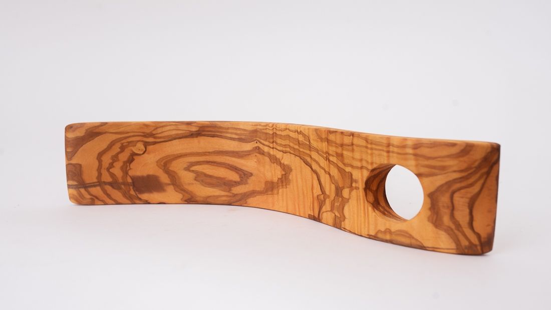 Articoli in legno: Flaschenhalter aus Olivenholz – Nuovo e nell'imballaggio originale da Hüntwangen venduto da Elyha 2