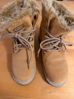 Winterstiefel Caterpillar beige mit Fell gefüttert 38