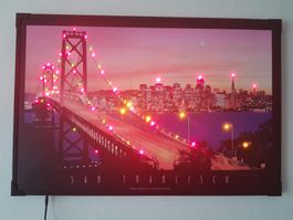 Bild mit LED-Beleuchtung,  San Francisco