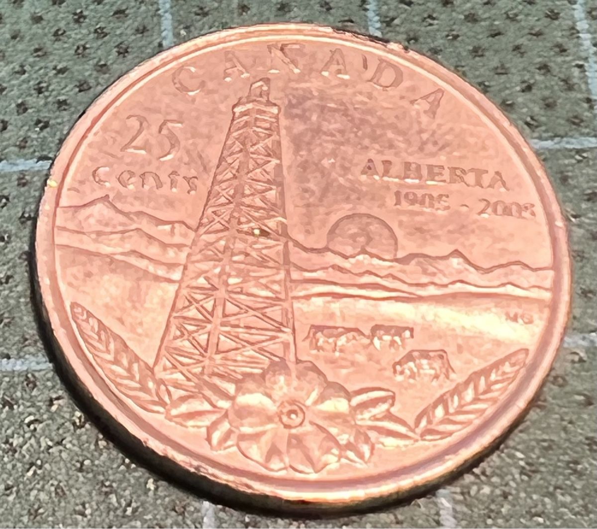 Tutti le monete: 25 Cents Quarter Canada 100 Jahre Alberta – Usato da Sevelen venduto da Ritiplampi