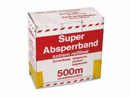 Super Profi-Absperrband 500m Extrem reissfest rot neuwertig