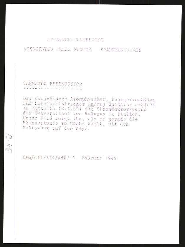 Fotografie & Manifesti: Fotografie Sowjetischer Atomphysiker und – Usato da Berlin venduto da bartko-reher 1