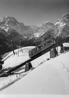 Originalfoto Schönwetter, Bergbahn,  Braunwald