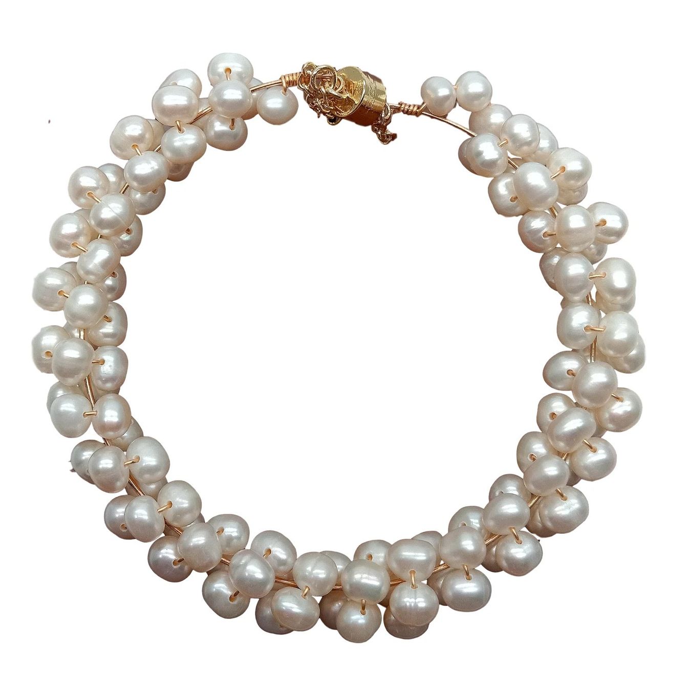 Bracelets: Wunderschön weiss Perlen Armband 18.5 cm Bracelet – Neuf (Voir description) à Prilly par ilyria73 7