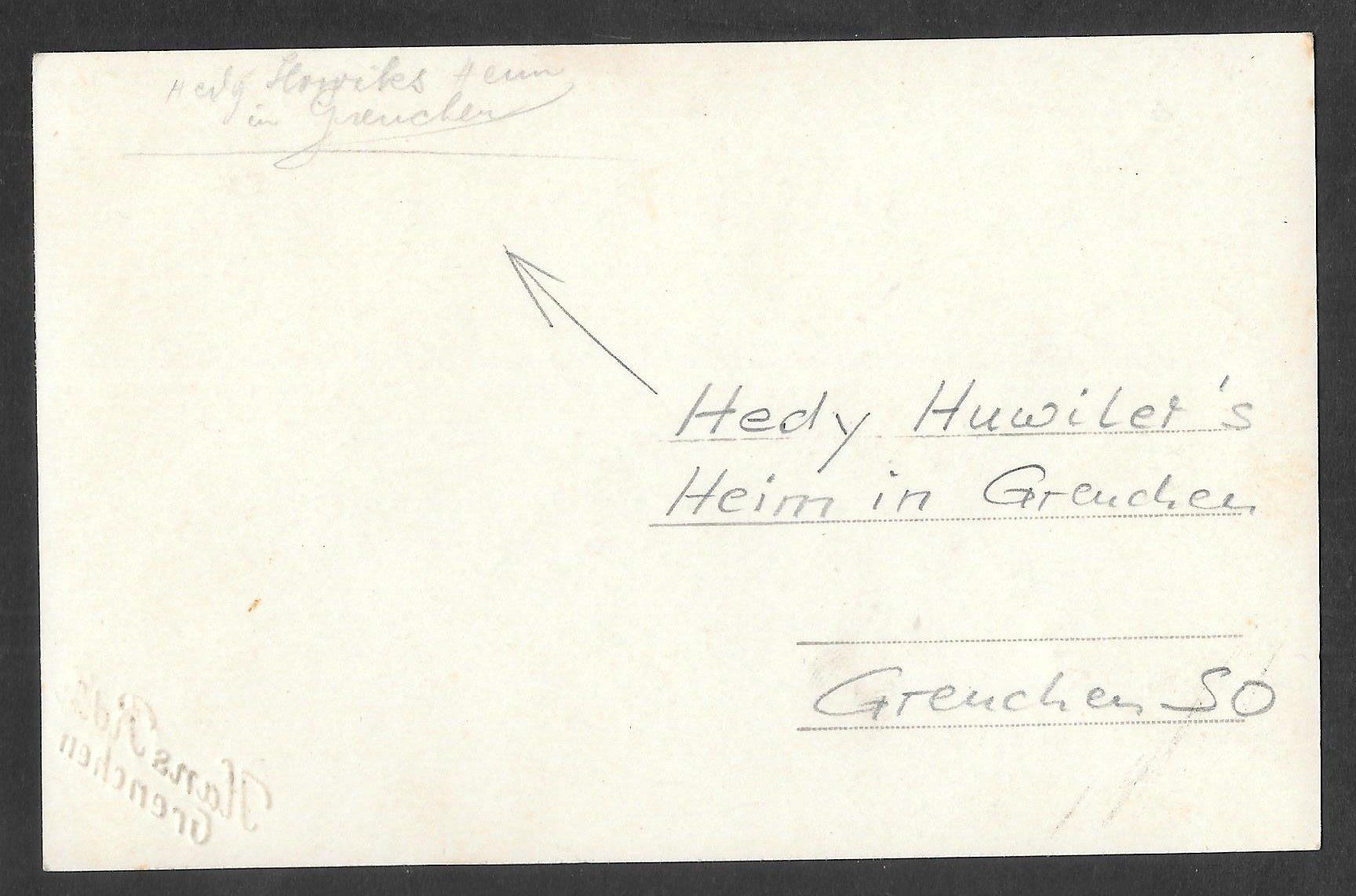 Cartoline postali: Grenchen Haus von Hedy Huwiler – Usato da Olten venduto da clotaldi 1